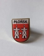 Herb miasta Płońsk 1 przypinka pin odznaka wpinka