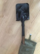 Saperka piechoty LWP PRL w pokrowcu oryginal wczesne wojsko Polskie.