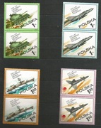 Polska 1973 parki pionowe fi 2127-2130 - 30 lecie L. W. P.**czyste