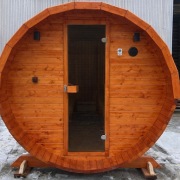 Od ręki Sauna Ogrodowa Bania Ruska z Piecem Harvia 9 kW  