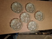 Talerze krysztalowe 6szt