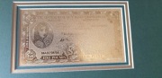 Złoty Banknot Lady Lavery 5 Funtów 99,9 Złoto 