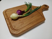 Deska do krojenia, rowki na soki, deska kuchenna, serwowanie potraw, dąb 