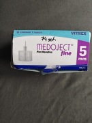 Medoject pen needles fine 5 mm