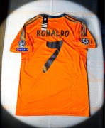 (M) Ronaldo CR7 Real Madryt 2013/2014 Nowa Pomarańczowa Koszulka Jersey