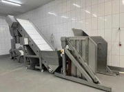 Wywrotnica skrzyniopalet podajnik przenośnik taśmociąg