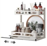 Organizer 2-Piętrowy Do Kuchni Łazienki Pod Zlew Umywalkę 