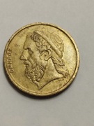 Sprzedam monetę Grecja 50 drachm 1992r. 