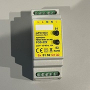 Adapter DIN eutonomy euFIX S222 do FIBARO FGS-222 (pasuje też do FGS-224)