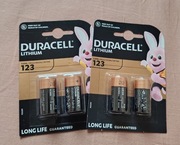 2X Duracel CR123 