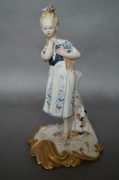 figurka porcelana Capodimonte uszkodzona