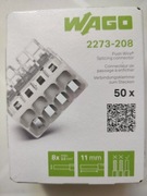 WAGO 2273-208 Szybkozłączka Złączka na Drut 8x 0,5-2,5mm2 ORYGINALNA 50szt