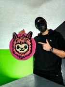 ALPAKA / LAMA - TUFTING - ręcznie szyty dywan / dywanik / ozdoba - prezent