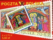 Zeszycik znaczkowy Boże Narodzenie 2000 (8 x 3721) - Poczta Polska