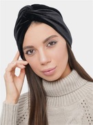 Czapka turban welurowy,hidżab, po chemioterapii 
