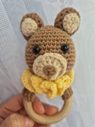 Grzechotka Miś #handmade