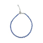 Bransoletka tanzanit 3mm srebro pr.925