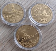 2 zł zestaw 3 sztuk - Okręty
