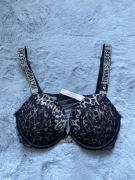 Stanik panterkowy z kryształkami Victoria’s Secret