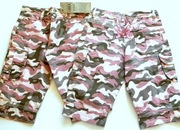 Krótkie rybaczki bojówki moro 110/116(7L)LUSA KIDS WYPRZEDAŻ