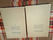 Hegel " wykłady z filozofii dziejów" 2 tomy.