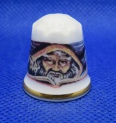 Naparstek Kolekcjonerski Porcelanowy BWM - Merlin Czarnoksiężnik 
