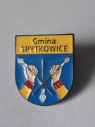 Herb gmina Spytkowice przypinka pin metaliczna odznaka wpinka
