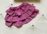 Spódnica w kropy grochy falbanki