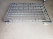 Wózek transportowy podest na kółkach krata wózek s