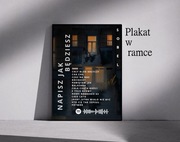 Plakat Sobel "Napisz jak Będziesz" Plakat w ramce 30x40 