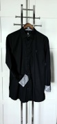 Koszula czarna Carlo Colucci, XL, 43/44