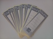 Etykiety samoprzylepne na segregatory VauPe 55x155 mam - 25 sztuk
