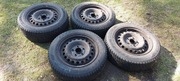 Koła stalowe zimowe 195/60/R15, opony hankook Winter icept, DOT 2417, 5-6mm