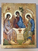 Ikona ręcznie pisana techniką tempery jajowej