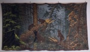Szyszkin "Poranek w sosnowym lesie", gobelin, 240x135cm