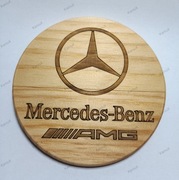 Drewniana podstawka pod kubki filiżanki szklanki unikatowe wzory