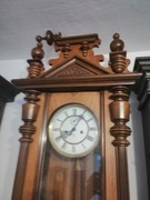 Gustav Becker zegar wiszący katalogowy oryginał orzech 