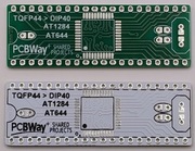 Płytka PCB, przejściówka Atmega644, Atmega1284 na DIP 40