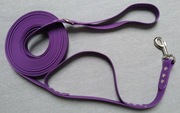 Smycz treningowa, linka gumowana Hexa 8m, 25mm fioletowa nowa!