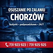 Osuszanie po zalaniu – Chorzów | budynki | 24/7