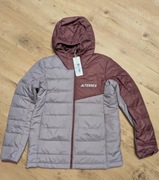 Kurtka puchowa damska adidas Terrex z kapturem nowa 36 S