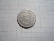 Polska moneta 20 gr groszy 1961