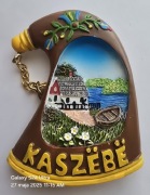Magnes  na lodówkę ceramiczny KASZËBË.(14) Kaszuby, Pomorze. Gdańsk. 