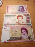 Iran: 100 - 100000 riali, stan UNC 