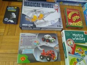 Mały konstruktor, domino , klocki, mistrz wiedzy, super quiz, meteo stacja