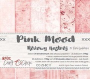 Zestaw papierów PINK MOOD 20x20  Craft o'Clock 24ark