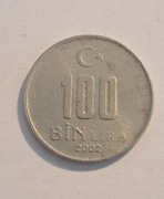 313. Moneta Turcja 10000 lir 2002 rok