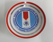 Talerz okolicznościowy unikat z 1979 roku TECHMA-ELTERMA