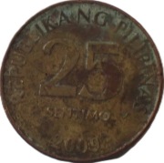 Filipiny 25 sentimos z 2009 roku - OBEJRZYJ MOJĄ OFERTĘ