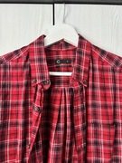 Czerwona koszula w kratkę regular fit Cubus S